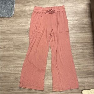 Comfortable Pink Drawstring Pants